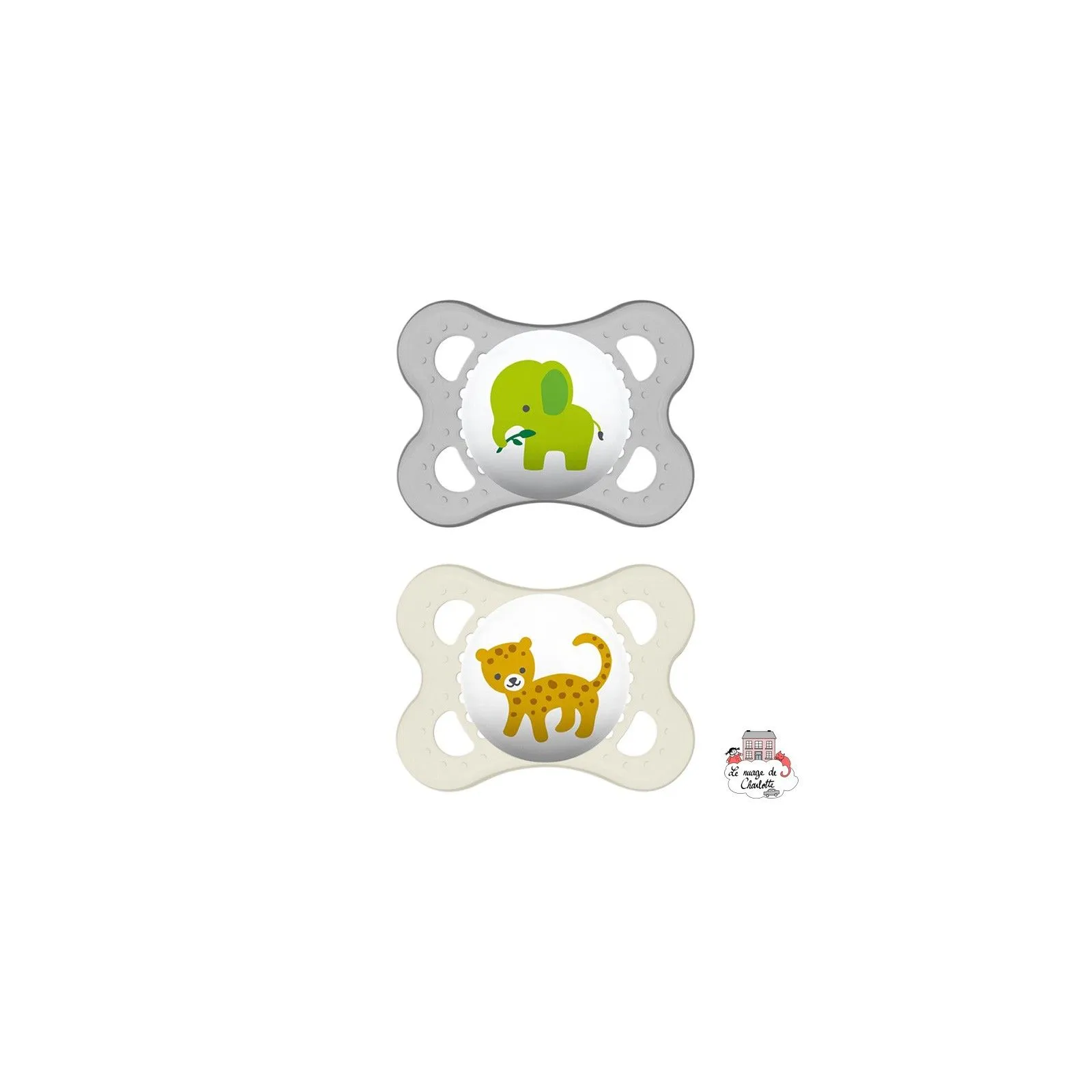MAM Original 0+ - Pack 2 pacifiers - MAM-3916574a - MAM - Baby bottles and pacifiers - Le Nuage de Charlotte