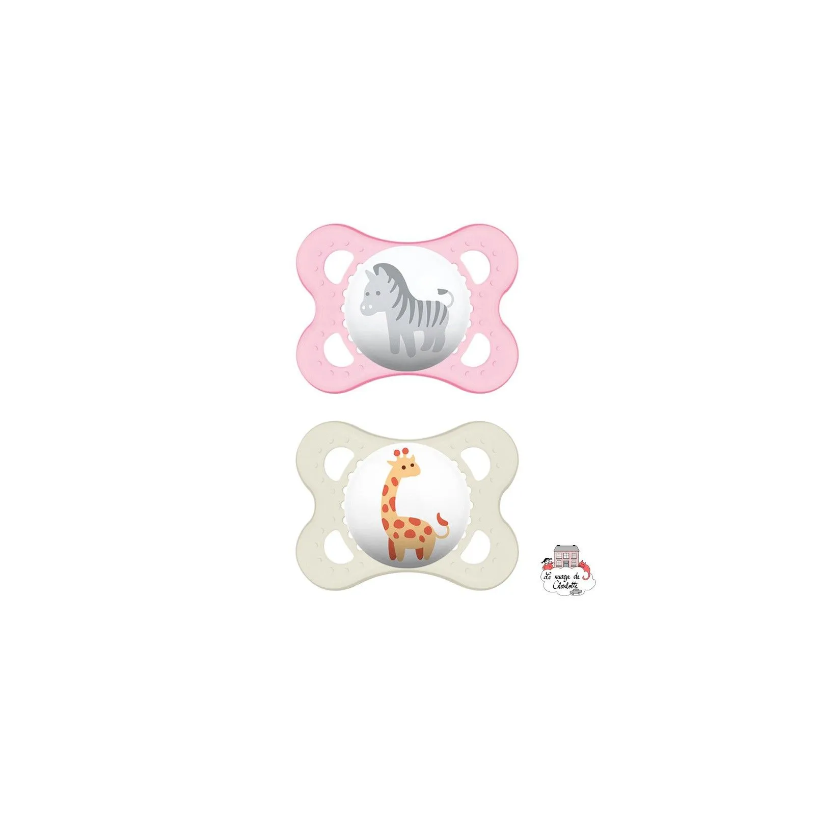 MAM Original 0+ - Pack 2 pacifiers - MAM-3916574b - MAM - Baby bottles and pacifiers - Le Nuage de Charlotte
