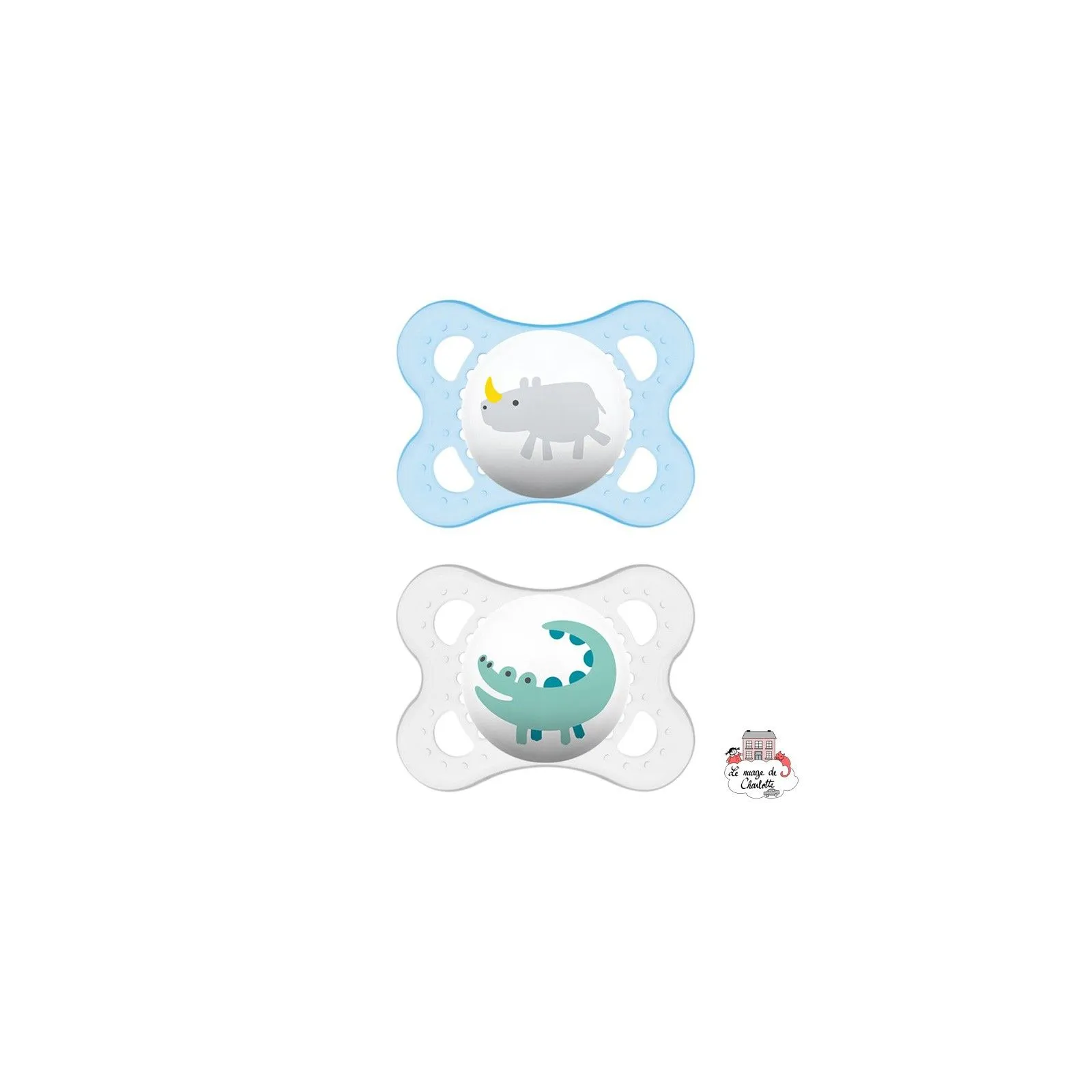 MAM Original 0+ - Pack 2 pacifiers - MAM-3916574c - MAM - Baby bottles and pacifiers - Le Nuage de Charlotte