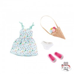 Kruselings Sweet Mint Girl Outfit - KKE-0126882 - Käthe Kruse - Kruselings dolls - Le Nuage de Charlotte