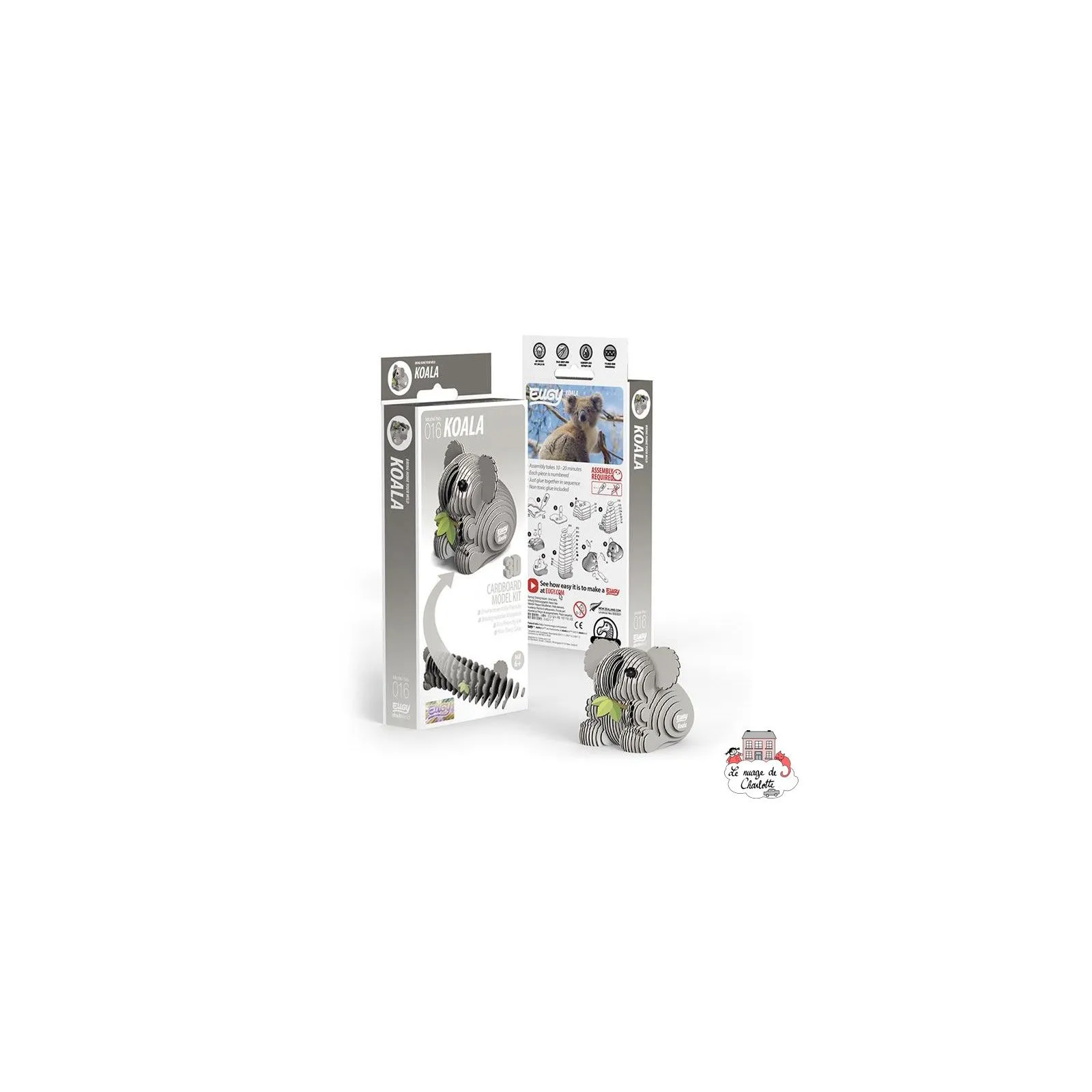 Eugy 016 - Koala - EUG-5313988 - dodoland - Maquettes en carton - Le Nuage de Charlotte