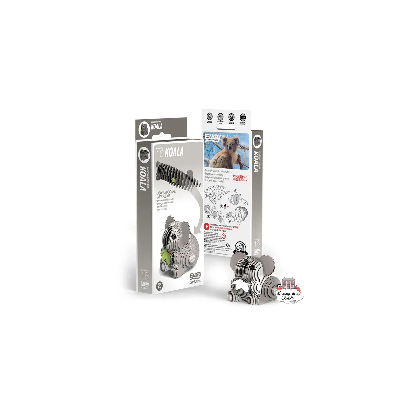 Eugy 016 - Koala - EUG-5313988 - dodoland - Maquettes en carton - Le Nuage de Charlotte