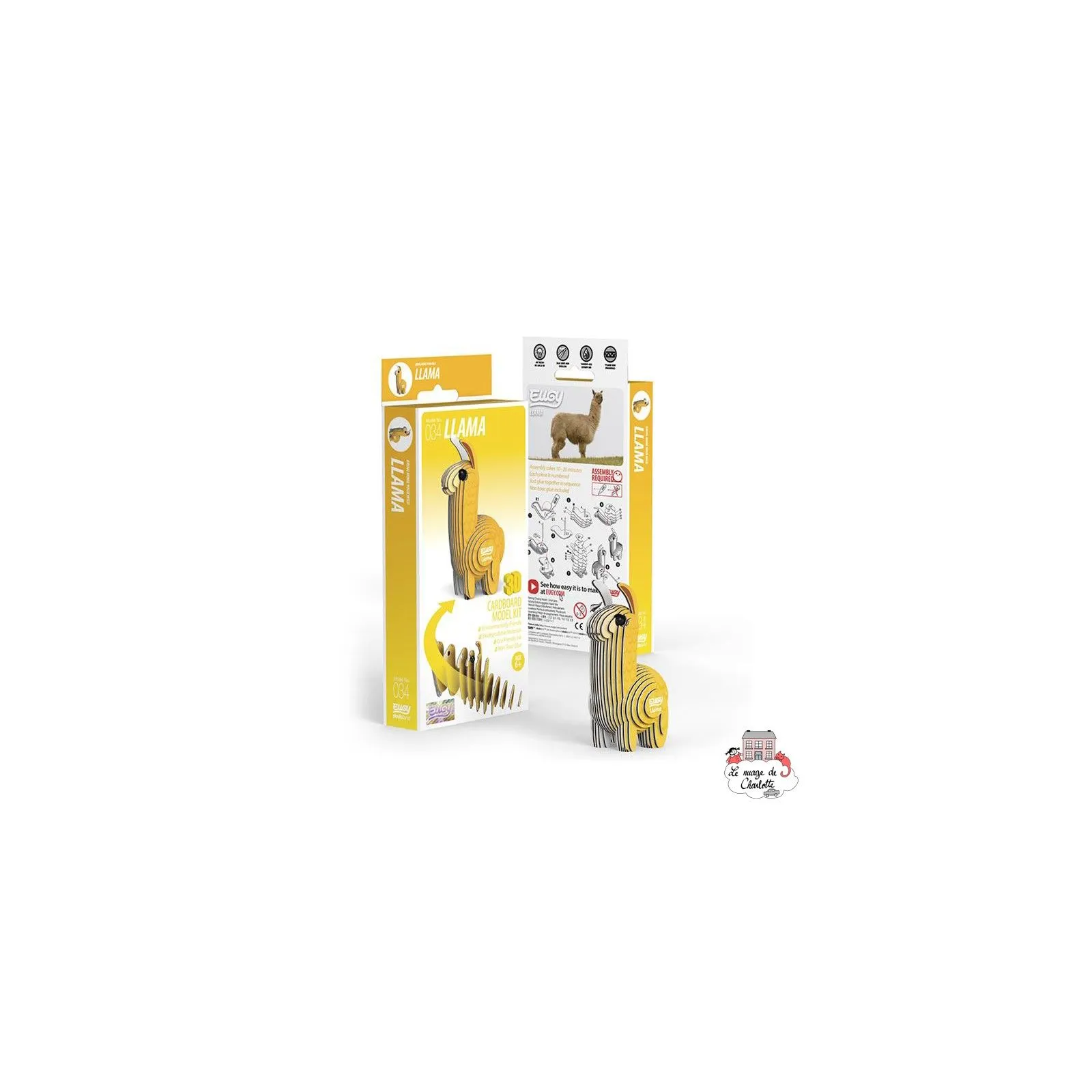 Eugy 034 - Lama - EUG-5313983 - dodoland - Maquettes en carton - Le Nuage de Charlotte