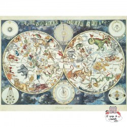 World Map of Fantastic Beasts - RAV-160037 - Ravensburger - 100 pieces - Le Nuage de Charlotte