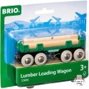 Lumber Loading Wagon - BRI-33696 - Brio - Wooden Railway and Trains - Le Nuage de Charlotte