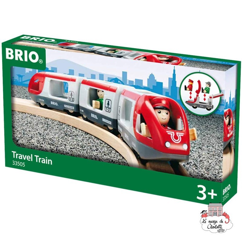 Travel Train - BRI-33505 - Brio - Wooden Railway and Trains - Le Nuage de Charlotte
