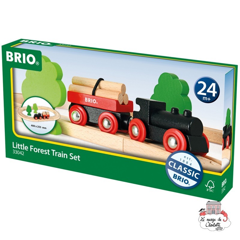Little Forest Train Set - BRI-33042 - Brio - Wooden Railway and Trains - Le Nuage de Charlotte