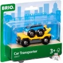 Wagon transport de voiture avec rampe - BRI-33577 - Brio - Petits trains en bois - Le Nuage de Charlotte