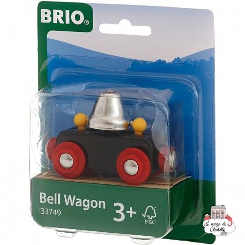 Wagon cloche - BRI-33749 - Brio - Petits trains en bois - Le Nuage de Charlotte
