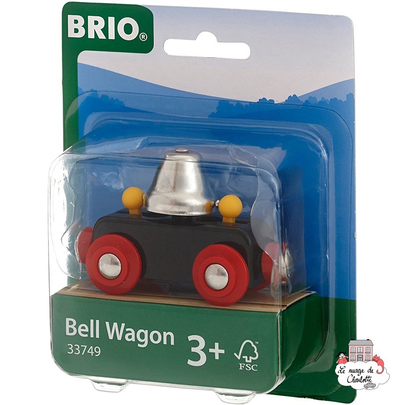 Bell Wagon - BRI-33749 - Brio - Wooden Railway and Trains - Le Nuage de Charlotte