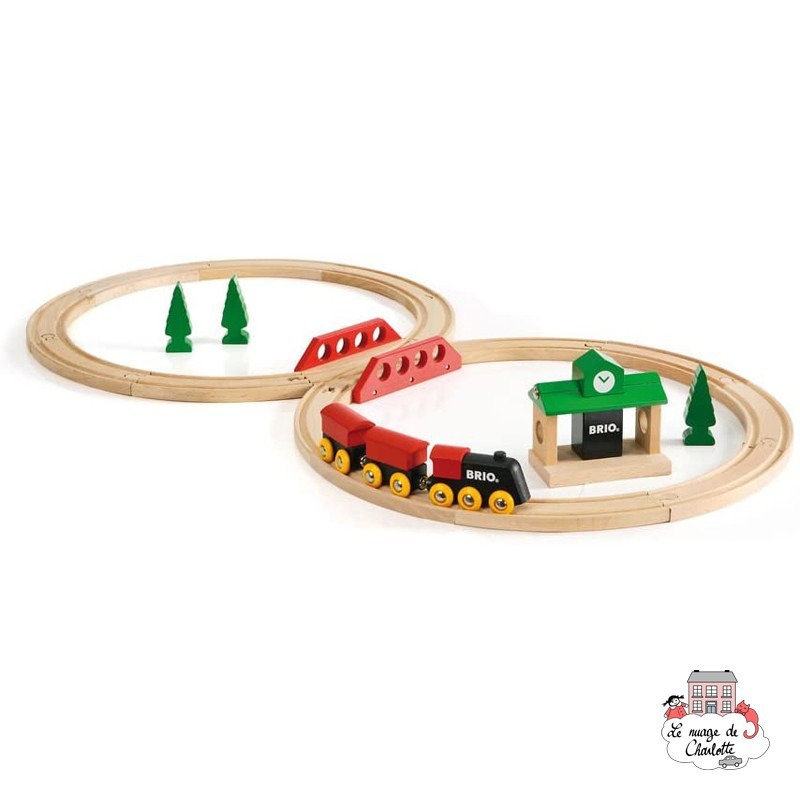 Classic Figure 8 Set - BRI-33028 - Brio - Wooden Railway and Trains - Le Nuage de Charlotte