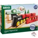 Circuit tradition en 8 - BRI-33028 - Brio - Petits trains en bois - Le Nuage de Charlotte