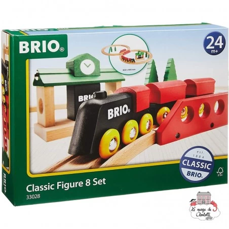 Classic Figure 8 Set - BRI-33028 - Brio - Wooden Railway and Trains - Le Nuage de Charlotte