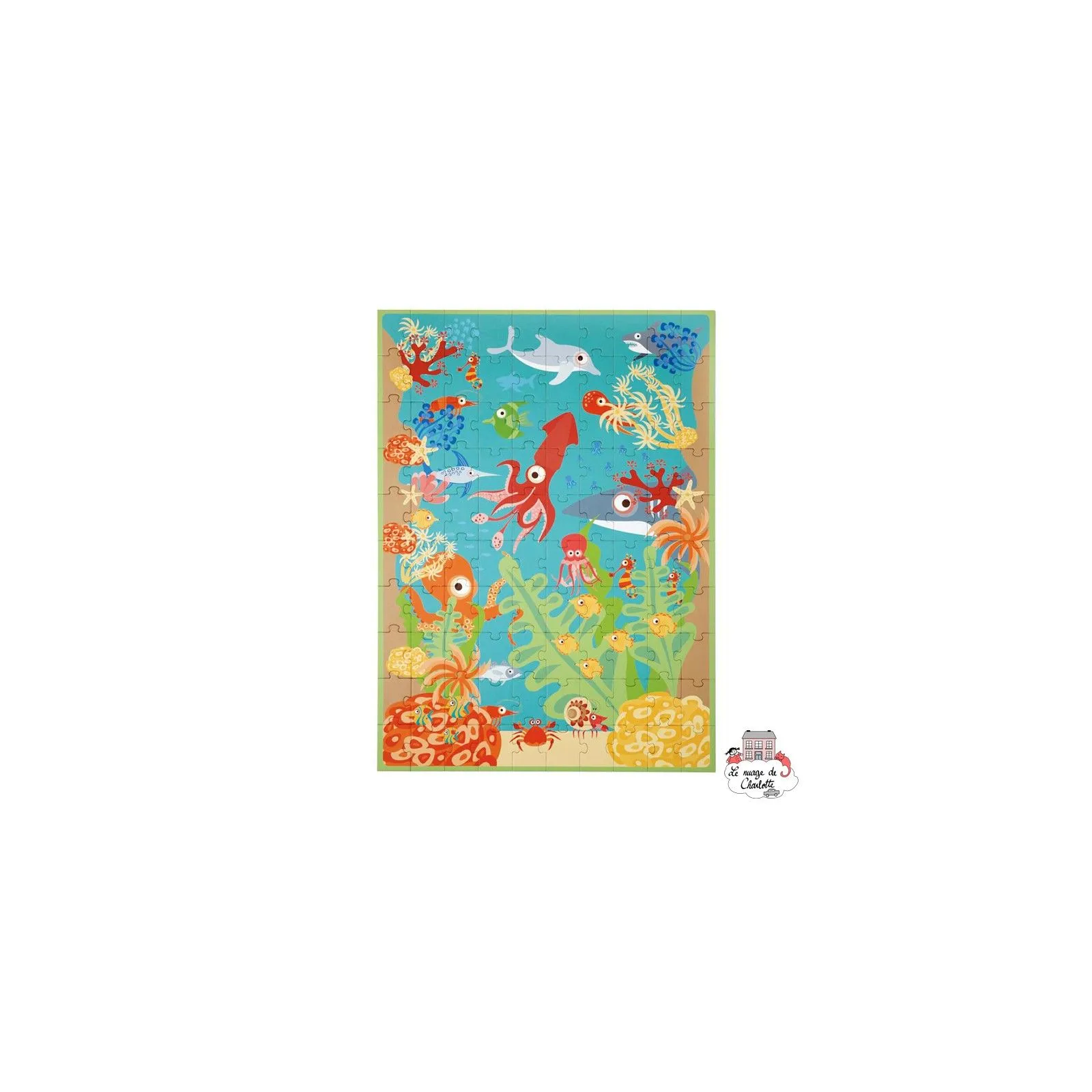 Ocean Jungle - SCR-6181121 - Scratch - Puzzles for the bigger ones - Le Nuage de Charlotte