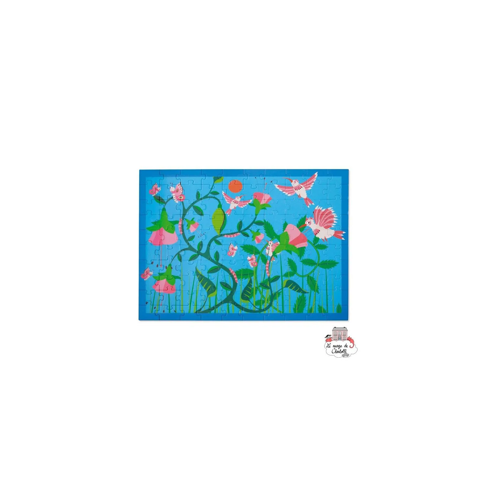 Hummingbirds Puzzle - SCR-6181093 - Scratch - Puzzles for the bigger ones - Le Nuage de Charlotte