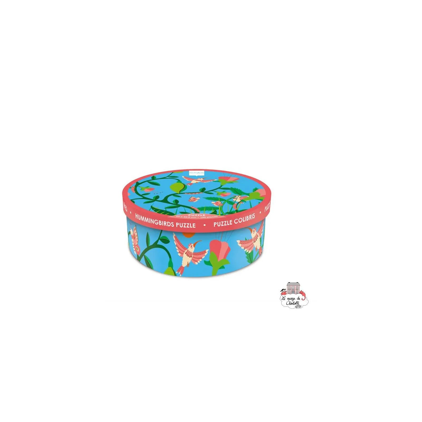 Hummingbirds Puzzle - SCR-6181093 - Scratch - Puzzles for the bigger ones - Le Nuage de Charlotte