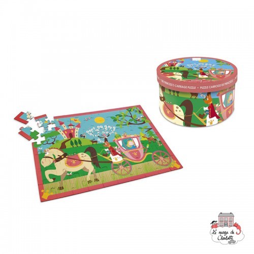 Puzzle Carosse de Princesse - SCR-6181090 - Scratch - Pour les petits - Le Nuage de Charlotte