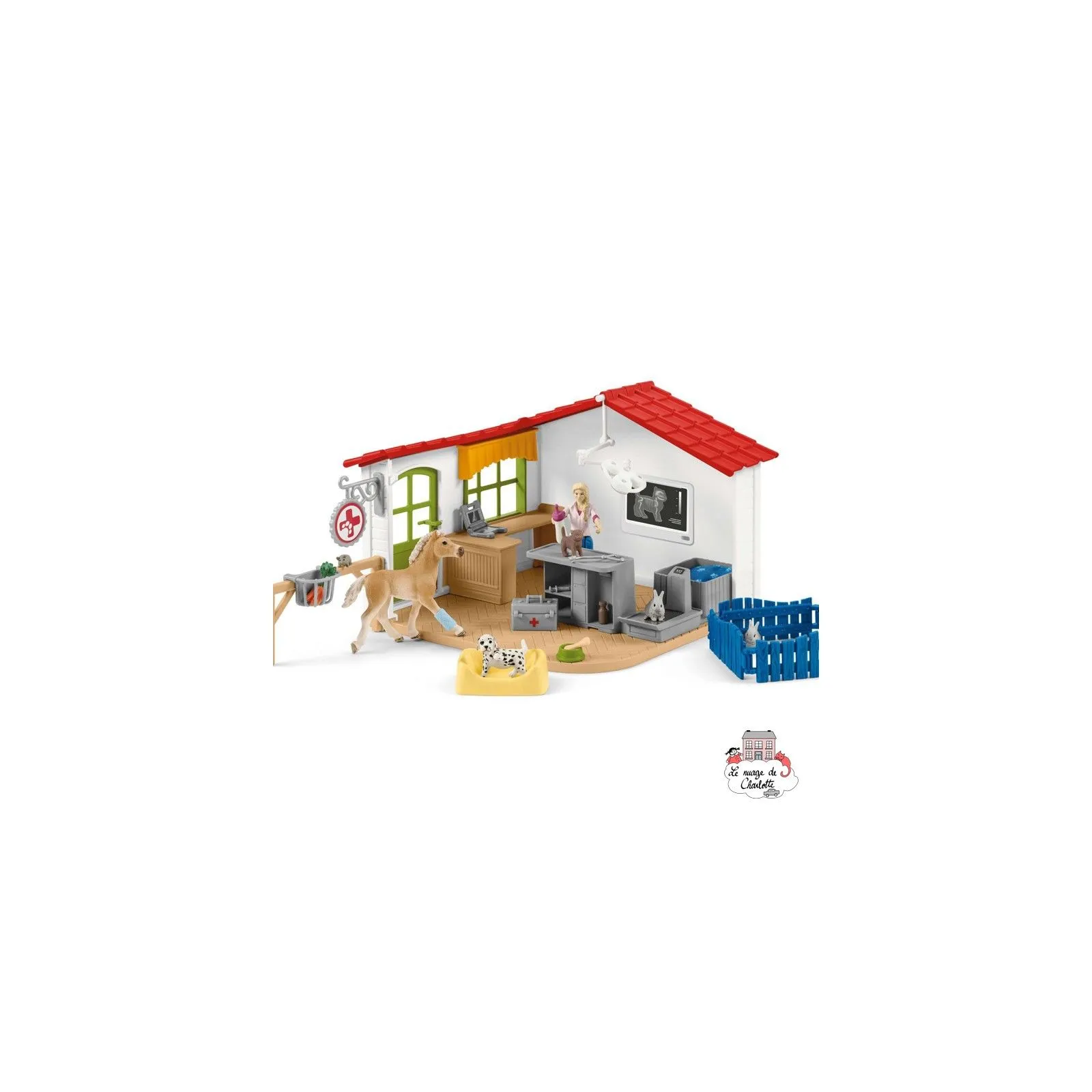 Veterinarian Practice - SCH-42502 - Schleich - Schleich - Le Nuage de Charlotte