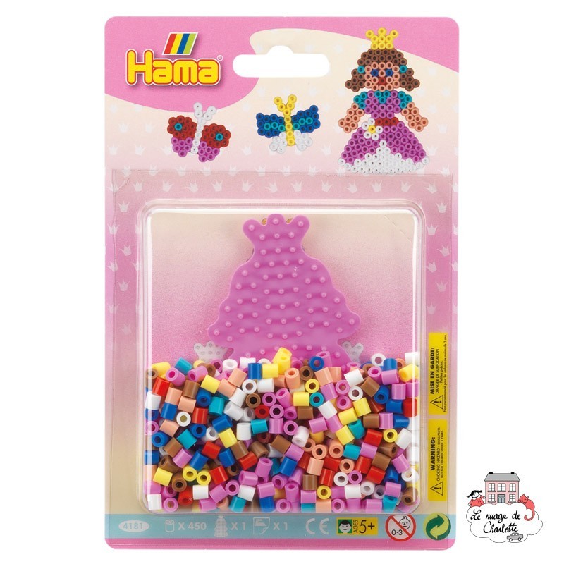 Acheter Kit de perles Midi - Princesse - Perles à repasser - Hama 