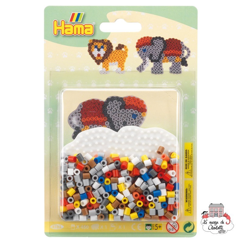 Acheter Kit de perles Midi - Elephant - Perles à repasser - Hama 