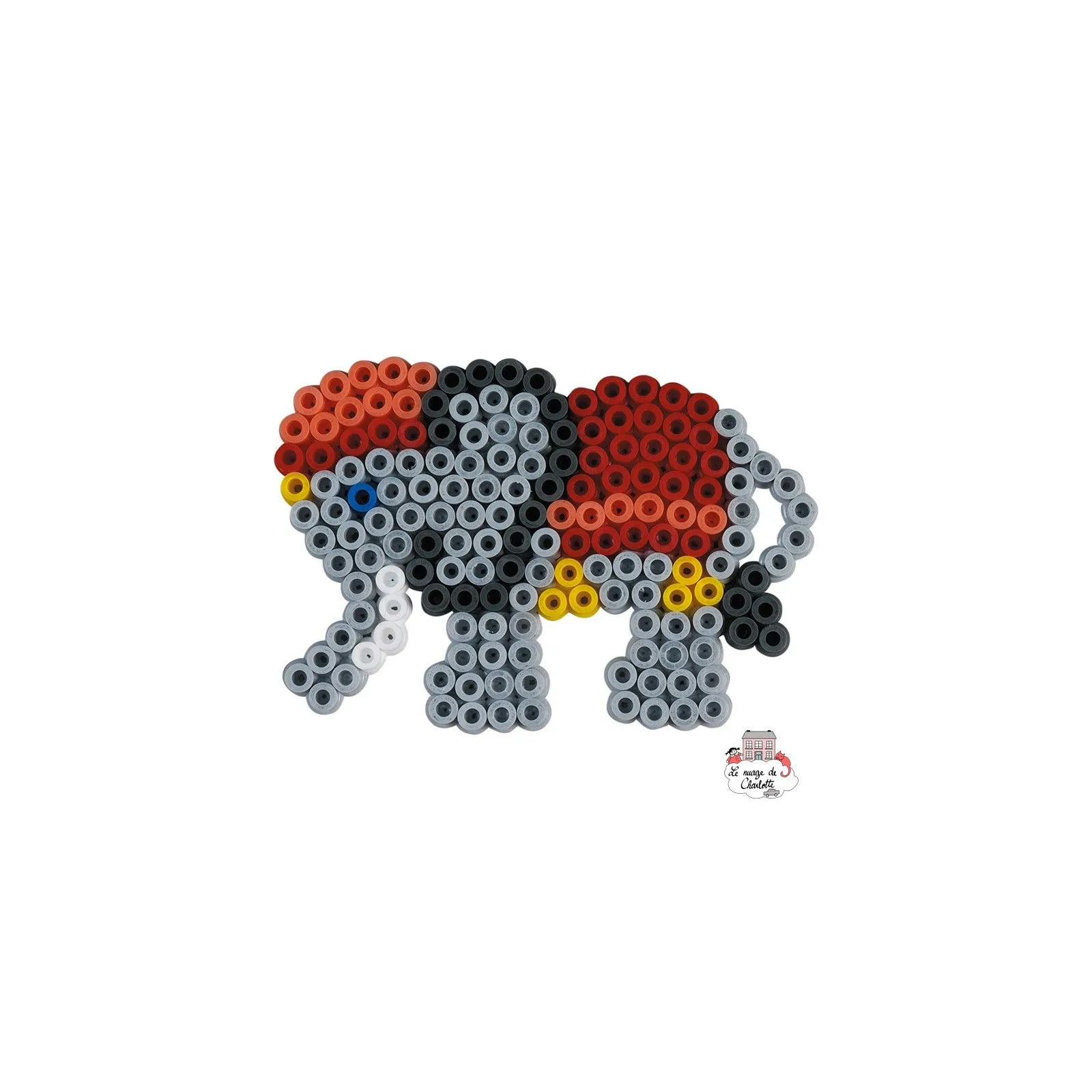 Kit de perles Midi - Elephant - HAM-4183 - Hama - Perles à repasser - Le Nuage de Charlotte