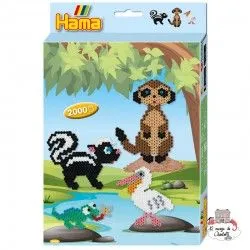 Midi Bead Kit - Animals - HAM-3446 - Hama - Ironing Beads - Le Nuage de Charlotte