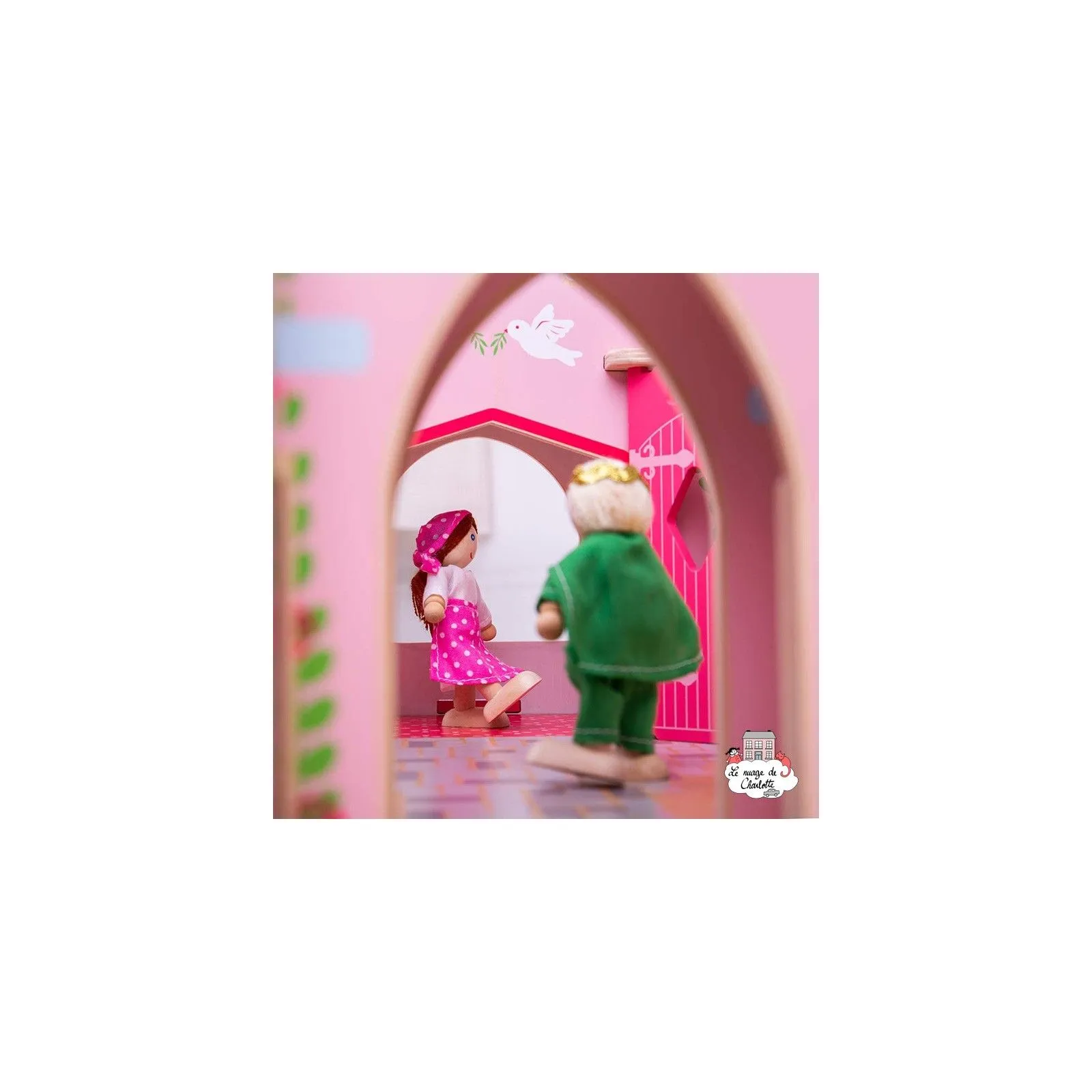 Fairytale Palace - BIG-JT150 - Bigjigs - Doll's Houses - Le Nuage de Charlotte