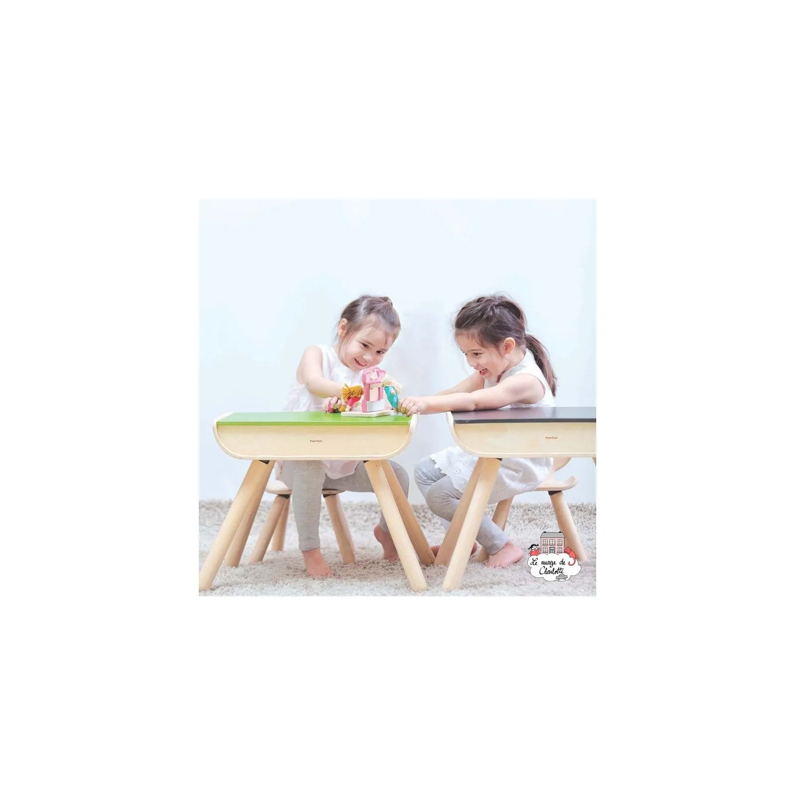 Table et Chaise - PLT-8700 - PlanToys - Meubles pour enfants - Le Nuage de Charlotte