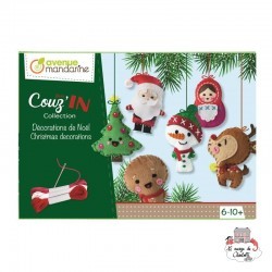 Boîte créative - Décorations de Noël Mini Couz'In - AVM-KC062C - Avenue Mandarine - Bricolages - Le Nuage de Charlotte