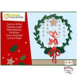 Creative Box - Christmas Wreath - AVM-KC061C - Avenue Mandarine - DIY - Le Nuage de Charlotte