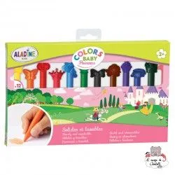 Crayons pastel - Monde des Princesses - ALA-42034 - AladinE - Stylos, crayons, ... - Le Nuage de Charlotte