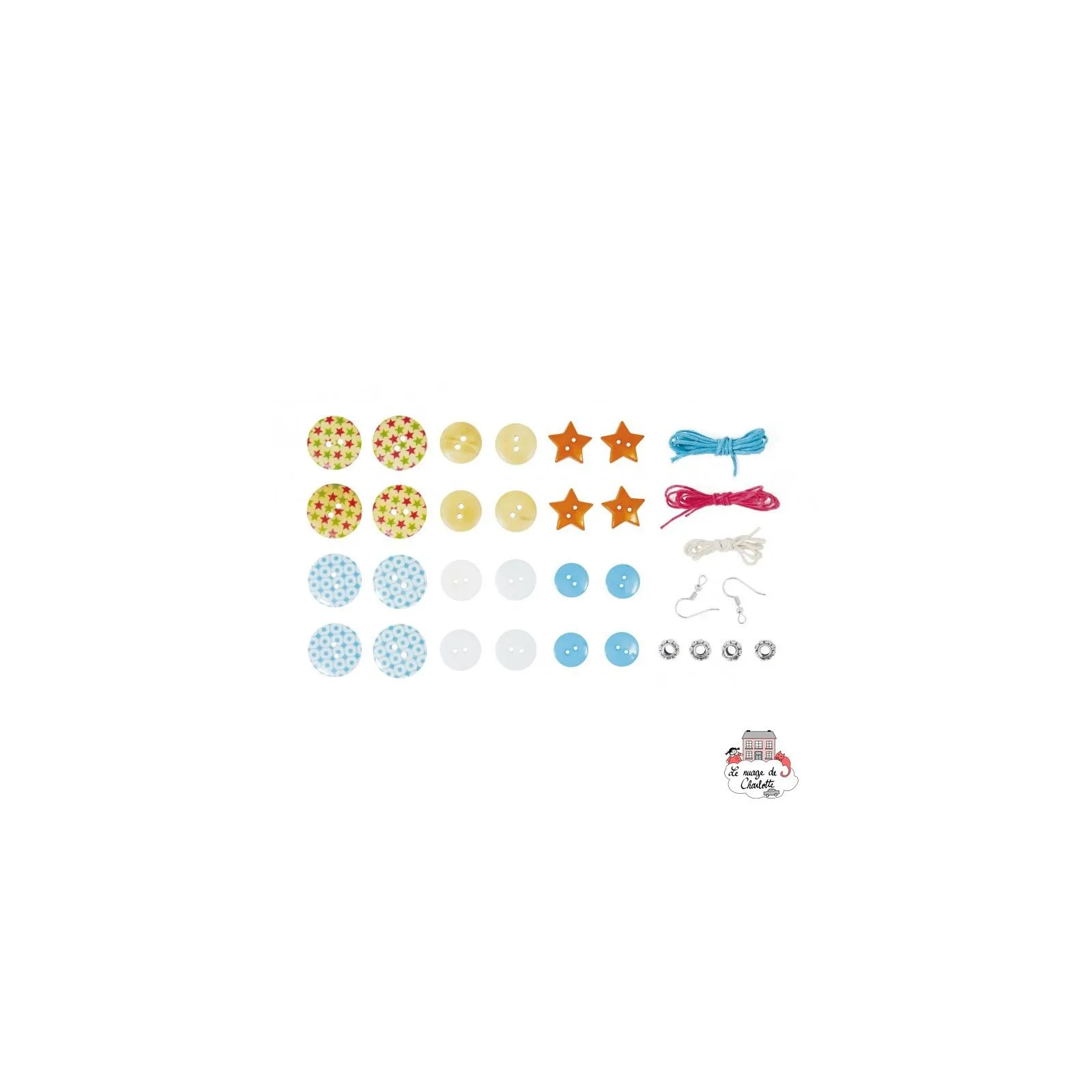 Be Teens - Bijoux Boutons - BUK-BE301 - Buki - Boîtes créative - Le Nuage de Charlotte
