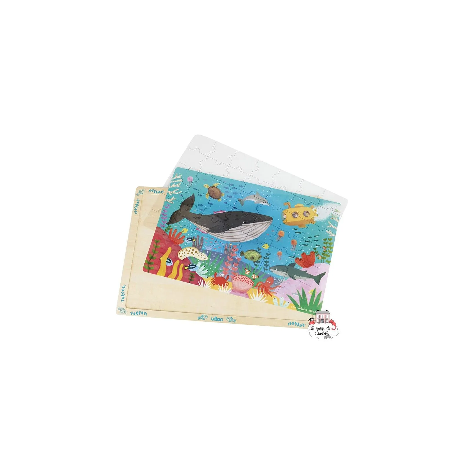 Seabed Puzzle - VIL-2595 - Vilac - Wooden Puzzles - Le Nuage de Charlotte