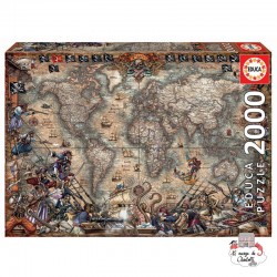 Carte des pirates - EDU-18008 - Educa Borras - Puzzles - Le Nuage de Charlotte