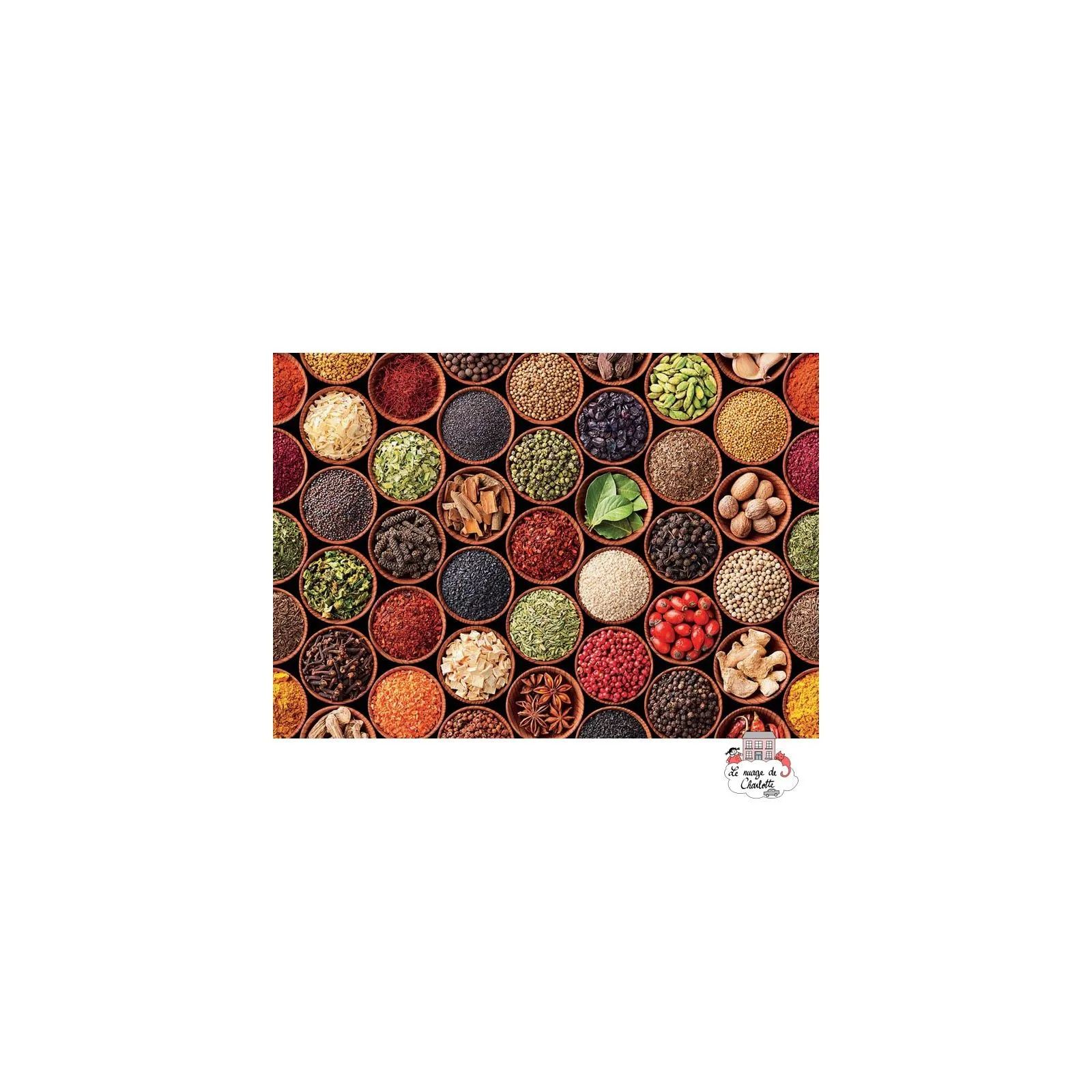 Epices et condiments - EDU-17666 - Educa Borras - Puzzles pour les plus grands - Le Nuage de Charlotte