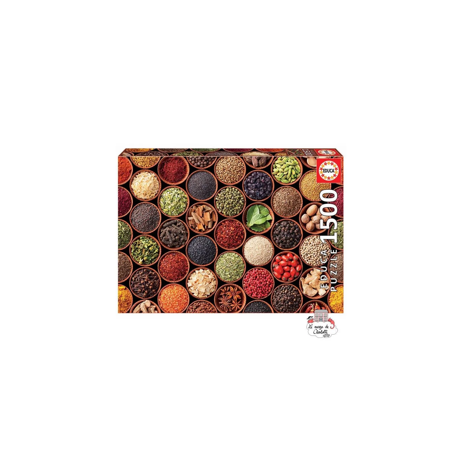 Epices et condiments - EDU-17666 - Educa Borras - Puzzles pour les plus grands - Le Nuage de Charlotte