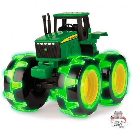 John Deere Monster Treads Lightning Wheels Tractor - TOM-46434 - Tomy - Cars, Trucks, etc. - Le Nuage de Charlotte