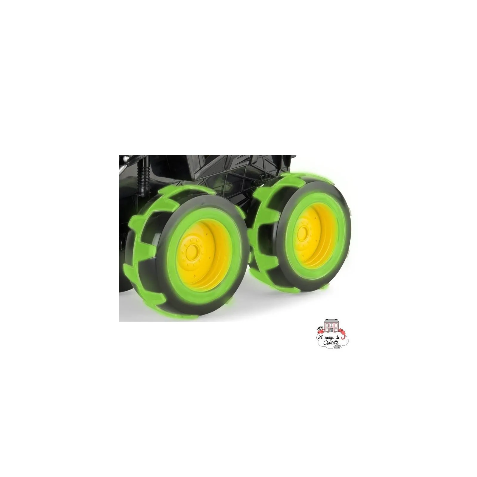 John Deere Monster Treads Lightning Wheels Tractor - TOM-46434 - Tomy - Cars, Trucks, etc. - Le Nuage de Charlotte
