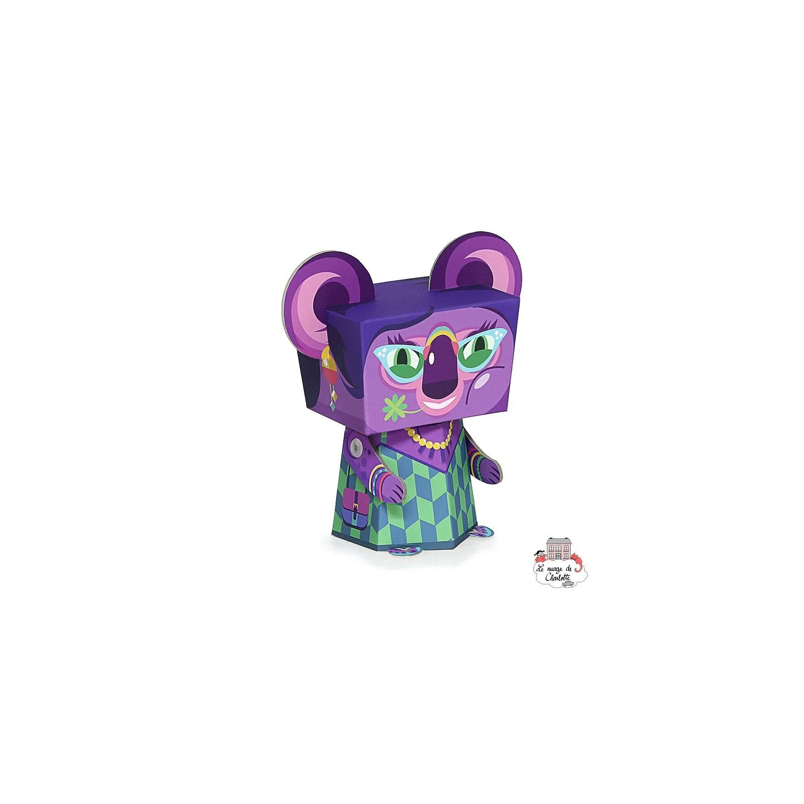 Fold My Treecher - Candy Koala - KRO-K-481 - Krooom - Maquettes en carton - Le Nuage de Charlotte