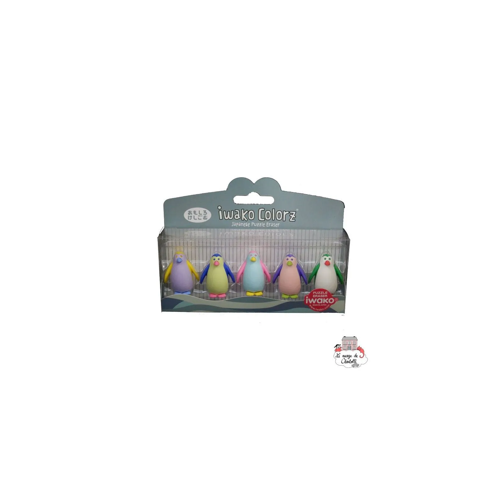 iwako Penguin Colorz - IWA-GLB009 - Iwako - Erasers - Le Nuage de Charlotte