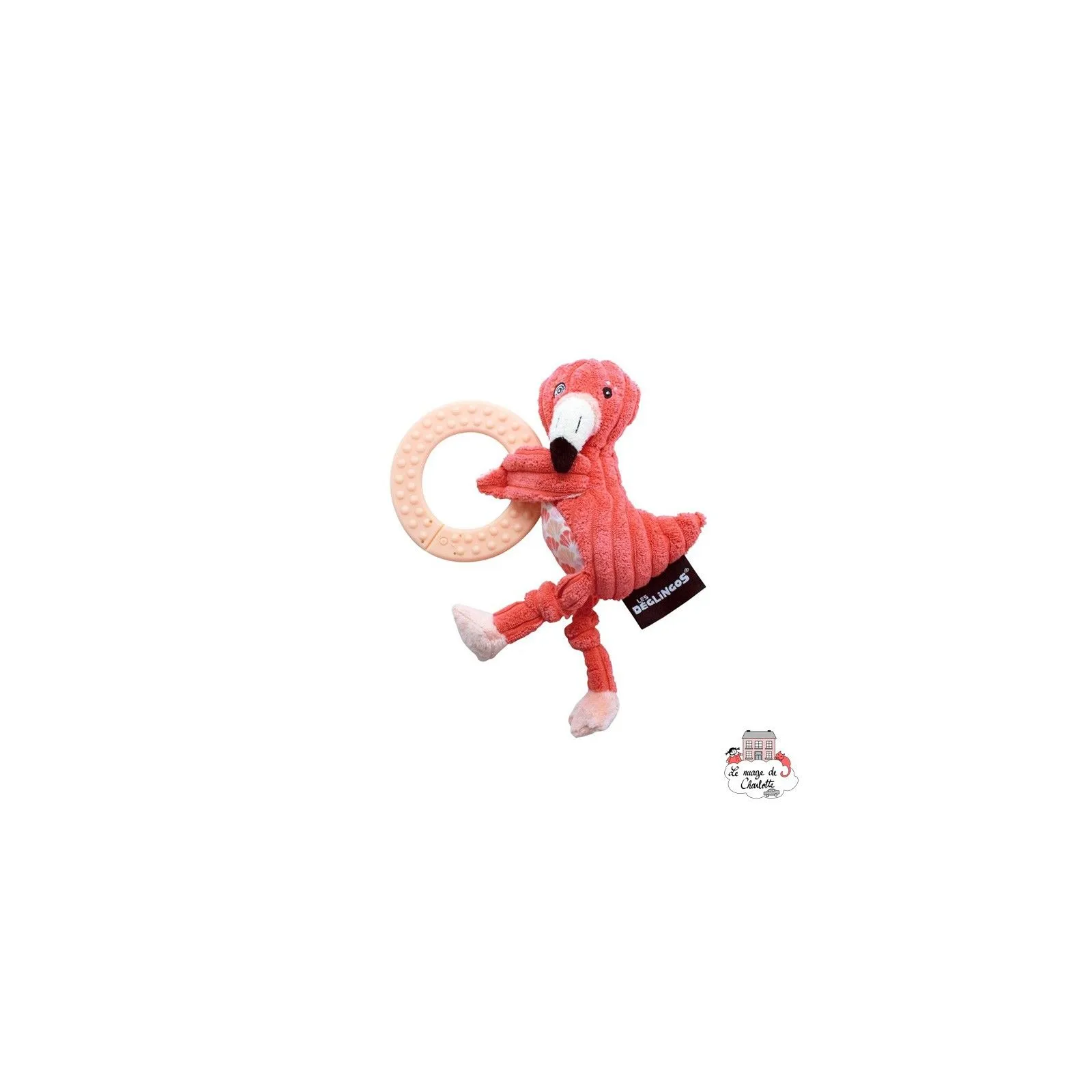 Chewing toy Flamingos the flamingo - DEG-36125 - Les Déglingos - Chewy Toys - Le Nuage de Charlotte