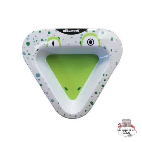 Melamine Bowl Aligatos the alligator - DEG-55224 - Les Déglingos - Plates and Bowls - Le Nuage de Charlotte