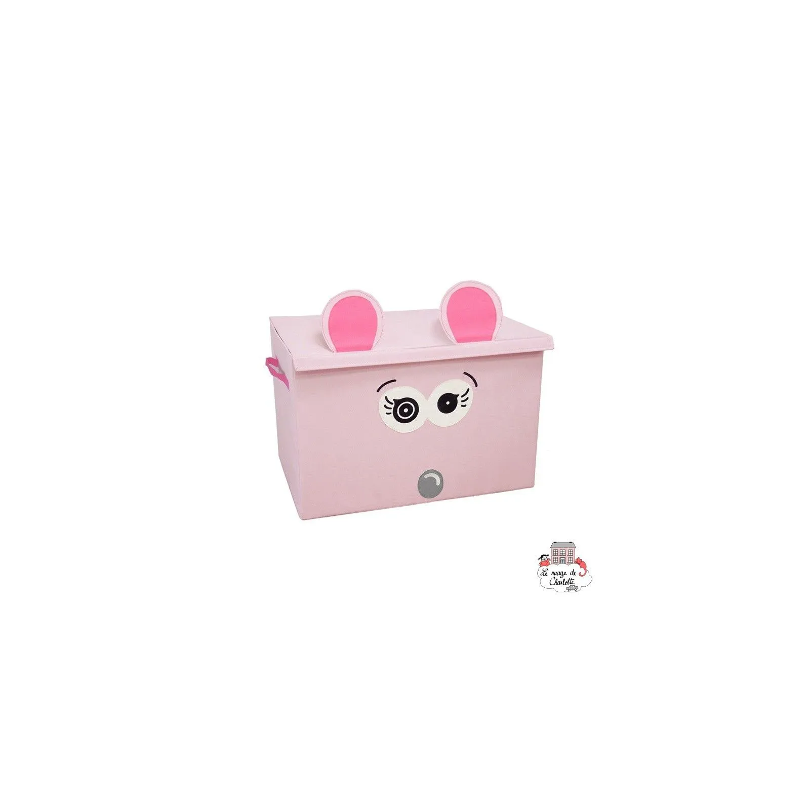 Coffre de rangement Coquelicos la souris - DEG-25923 - Les Déglingos - Meubles pour enfants - Le Nuage de Charlotte
