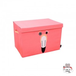 Coffre de rangement Flamingos le flamant rose - DEG-25925 - Les Déglingos - Meubles pour enfants - Le Nuage de Charlotte