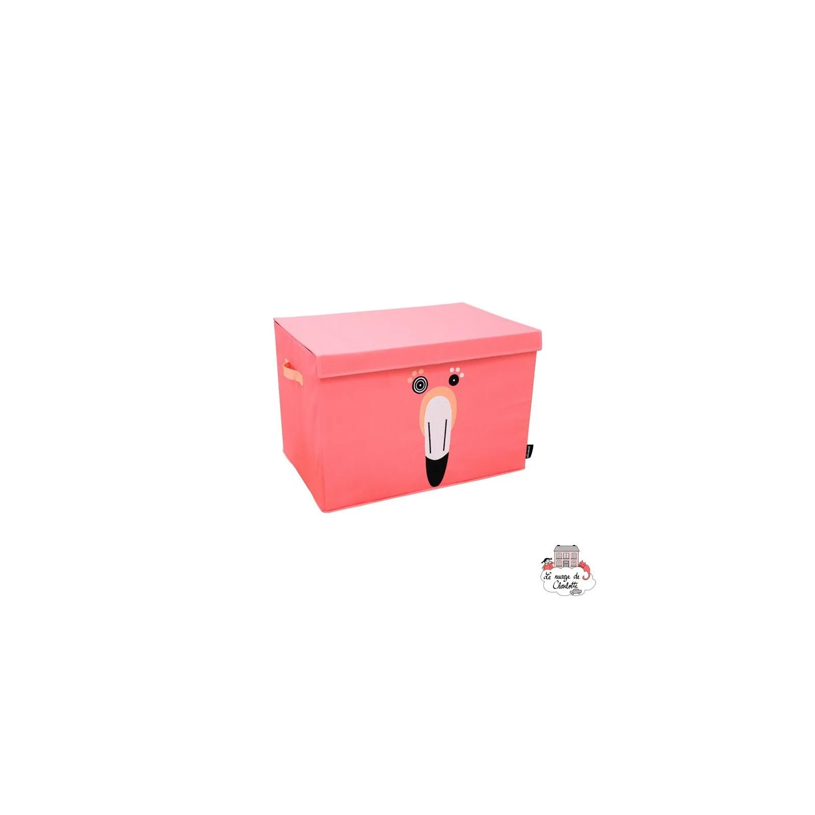 Flamingos the flamingo storage box - DEG-25925 - Les Déglingos - Children's furniture - Le Nuage de Charlotte