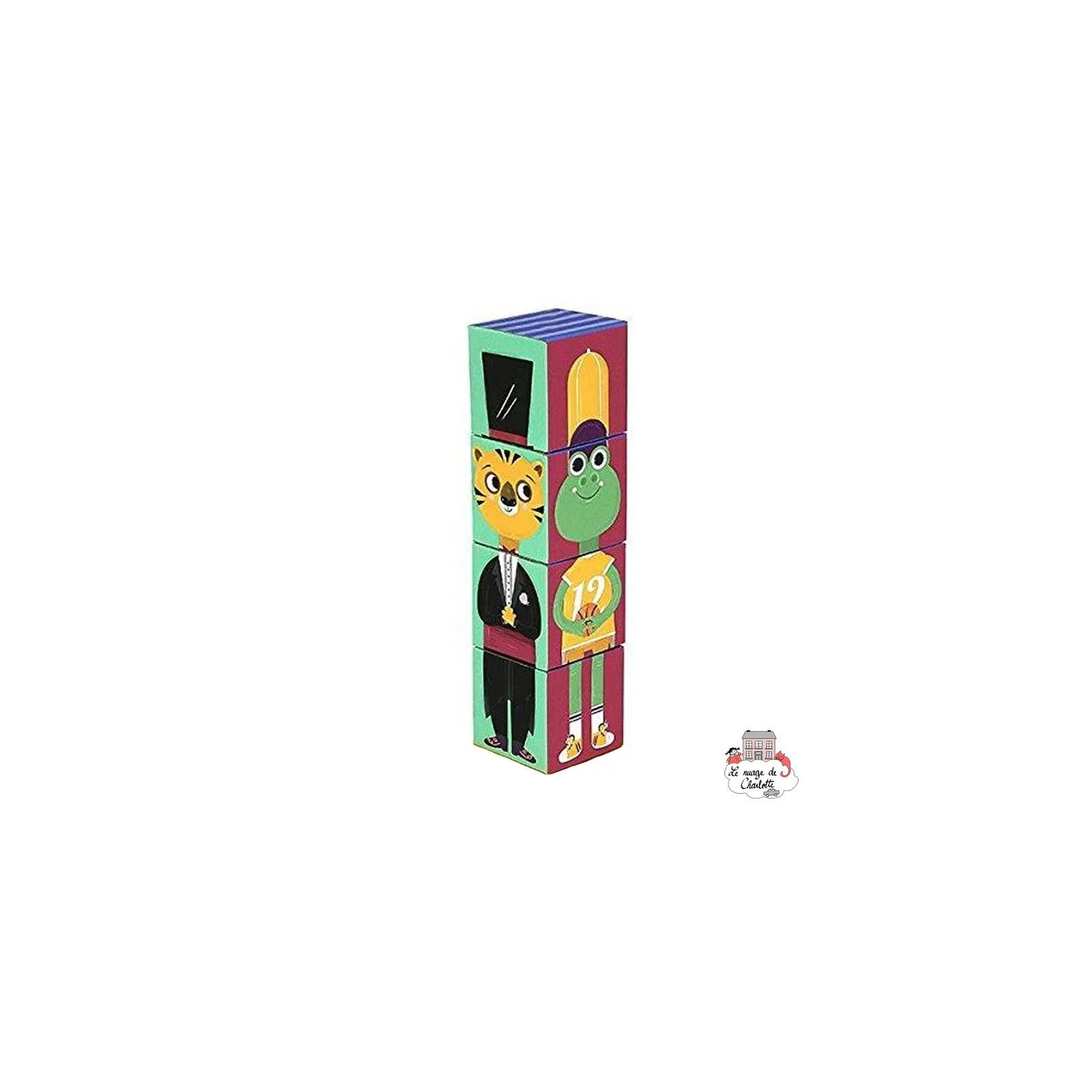 Stack & Match - Animals - KRO-K-440 - Krooom - Activity Toys - Le Nuage de Charlotte