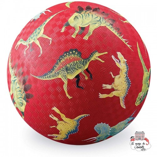 Ball Dinosaurs Red, 18 cm - CCR-2167-4 - Crocodile Creek - Balls - Le Nuage de Charlotte