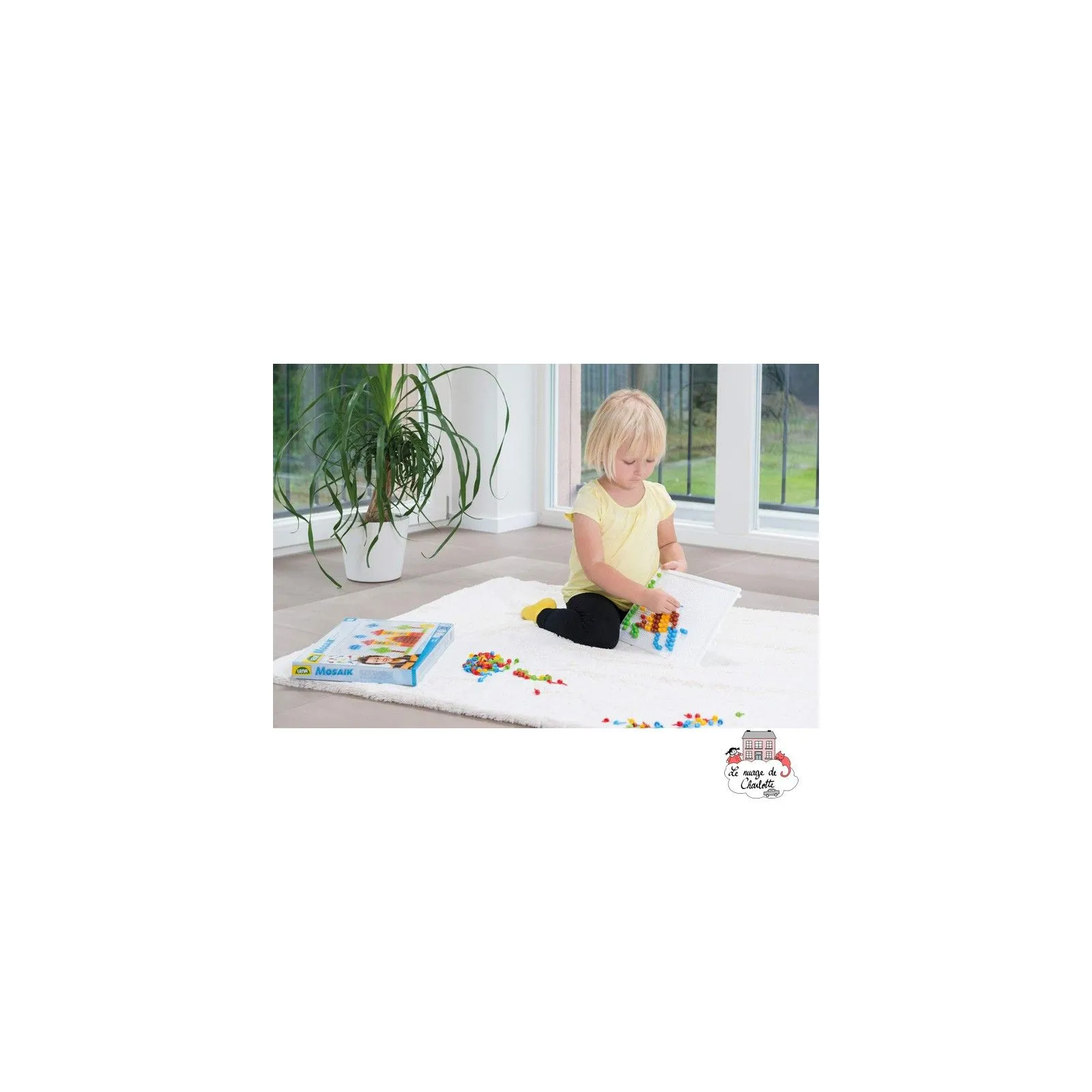 Mosaïque Set 200 pièces - 10 mm - LEN-35608 - Lena - Mosaiques - Le Nuage de Charlotte
