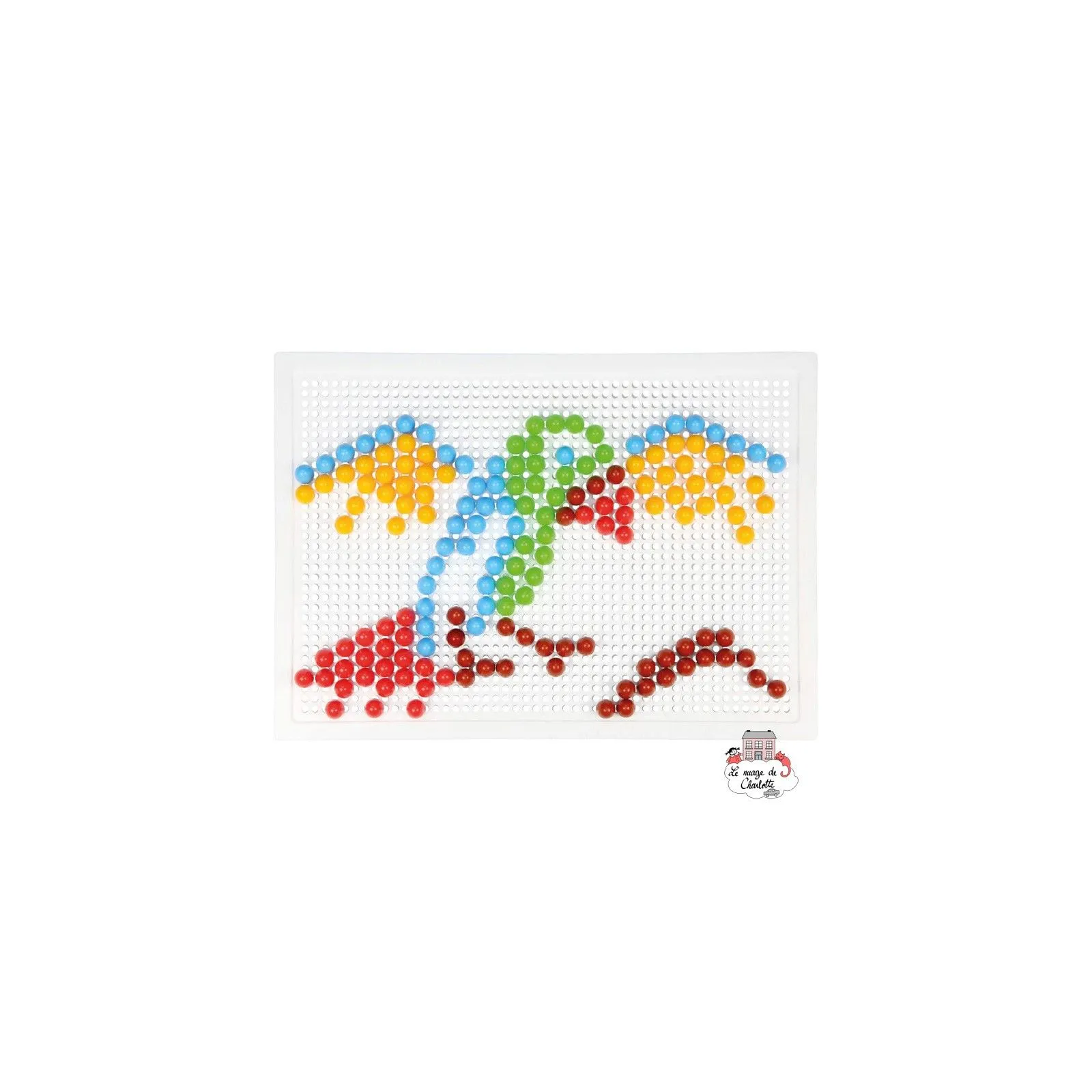Mosaic Set 200 pieces - 10 mm - LEN-35608 - Lena - Mosaics - Le Nuage de Charlotte