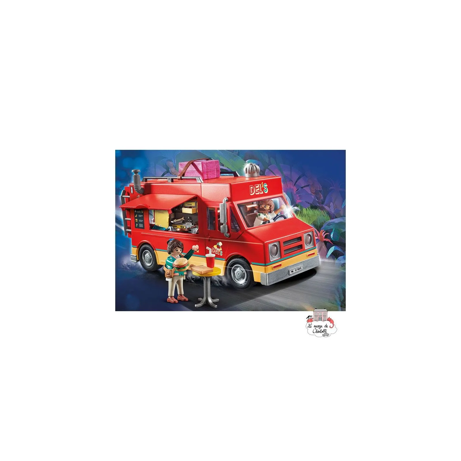 playmobil - The Movie Del's Food Truck - PLA-70075 - Playmobil - Playmobil - Le Nuage de Charlotte